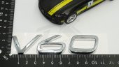 Volvo V60 Krom ABS 3M 3D Bagaj Logo Yazı Orjinal Ürün - 7