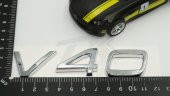 Volvo V40 Krom ABS 3M 3D Bagaj Logo Yazı Orjinal Ürün - 7