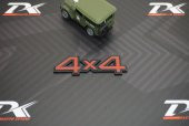 4X4 Arazi Suv Pickup Bagaj Krom Metal 3M 3D Yazı Logo Amblem - 4
