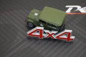 4X4 Arazi Suv Pickup Bagaj Krom Metal 3M 3D Yazı Logo Amblem - 5