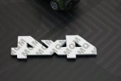 4X4 Arazi Suv Pickup Bagaj Krom Metal 3M 3D Yazı Logo Amblem - 6