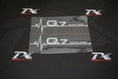 Audi Q7 Motor Sport Kelebek Cam Sticker 2 Li Set thumbnail 2