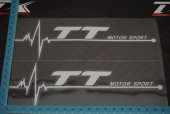 Audi TT Motor Sport Kelebek Cam Sticker 2 Li Set thumbnail 5