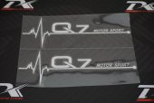 Audi Q7 Motor Sport Kelebek Cam Sticker 2 Li Set thumbnail 4