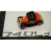 Bmw 740Ld Bagaj Krom Metal 3M 3D Yazı Logo - 6