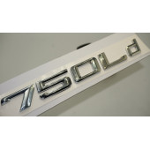 Bmw 750Ld Bagaj Krom Metal 3M 3D Yazı Logo thumbnail 1