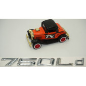 Bmw 750Ld Bagaj Krom Metal 3M 3D Yazı Logo thumbnail 4