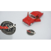 Chevrolet Corvette 25 Anniversary Çamurluk Yanı Rozet Logo Arma - 2