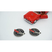 Chevrolet Corvette 25 Anniversary Çamurluk Yanı Rozet Logo Arma - 4