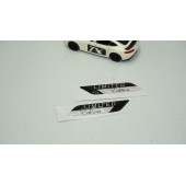 DK Limited Edition Damla Silikon Torpido Bagaj Çamurluk Logo Seti - 2