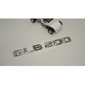 DK Benz GLB 200 Bagaj Krom Metal 3M 3D Yazı Logo - 2