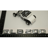 DK Benz GLB 200 Bagaj Krom Metal 3M 3D Yazı Logo - 5