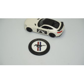 DK Ford Mustang 2.3T GT500 Siyah Beyaz Metal Bagaj Logo Arma Amblem - 2