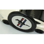 DK Ford Mustang 2.3T GT500 Siyah Beyaz Metal Bagaj Logo Arma Amblem - 4