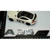 DK Benz A 35S Bagaj Siyah Krom ABS 3M 3D Yazı Logo - 4
