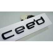 DK Tuning Kia Ceed Bagaj Siyah ABS 3M 3D Yazı Logo Amblem - 1