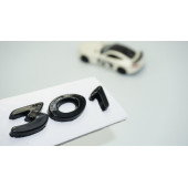 DK Tuning Peugeot 301 Bagaj 3M 3D Parlak Siyah ABS Logo Amblem thumbnail 1