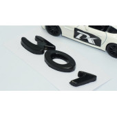 DK Tuning Peugeot 301 Bagaj 3M 3D Parlak Siyah ABS Logo Amblem thumbnail 3