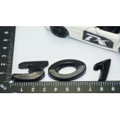 DK Tuning Peugeot 301 Bagaj 3M 3D Parlak Siyah ABS Logo Amblem thumbnail 4