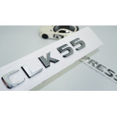 DK Tuning CLK55 Kompressor Bagaj Krom ABS 3M 3D Yazı Logo Benz İle Uyumlu - 1