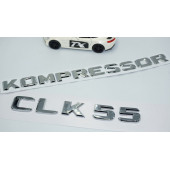 DK Tuning CLK55 Kompressor Bagaj Krom ABS 3M 3D Yazı Logo Benz İle Uyumlu - 3