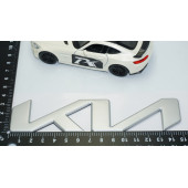 DK Tuning Kia Yeni Nesil Gri Metal Kaput Bagaj 15cm Logo Arma thumbnail 4