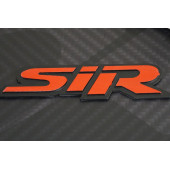 DK Tuning SiR Bagaj Kırmızı Siyah Metal Yazı Logo Honda İle Uyumlu thumbnail 4