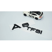 DK Tuning Audi A6 TFSi Parlak Siyah ABS 3M 3D Bagaj Yazı Logo - 2