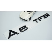 DK Tuning Audi A6 TFSi Parlak Siyah ABS 3M 3D Bagaj Yazı Logo - 3