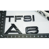 DK Tuning Audi A6 TFSi Parlak Siyah ABS 3M 3D Bagaj Yazı Logo - 4
