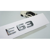 DK Tuning E63 Bagaj Krom ABS 3M 3D Yazı Logo Benz İle Uyumlu thumbnail 1