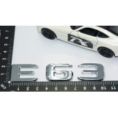 DK Tuning E63 Bagaj Krom ABS 3M 3D Yazı Logo Benz İle Uyumlu thumbnail 4