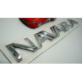 Nissan Navara 3M 3D Krom Abs Bagaj Yazı Logo Orjinal Ürün thumbnail 4
