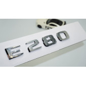 DK Tuning E280 Bagaj Krom ABS 3M 3D Yazı Logo Benz İle Uyumlu - 1