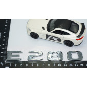 DK Tuning E280 Bagaj Krom ABS 3M 3D Yazı Logo Benz İle Uyumlu - 4
