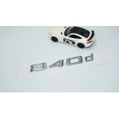 DK Tuning 840d Bagaj Krom Metal 3M 3D Yazı Logo Bmw İle Uyumlu - 2