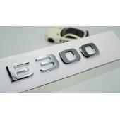 DK Tuning E300 Bagaj Krom ABS 3M 3D Yazı Logo Benz İle Uyumlu - 1