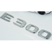 DK Tuning E300 Bagaj Krom ABS 3M 3D Yazı Logo Benz İle Uyumlu - 3