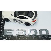 DK Tuning E300 Bagaj Krom ABS 3M 3D Yazı Logo Benz İle Uyumlu - 4