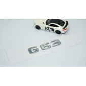 DK Tuning G63 Bagaj Krom ABS 3M 3D Yazı Logo Benz İle Uyumlu - 2