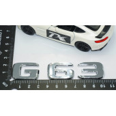 DK Tuning G63 Bagaj Krom ABS 3M 3D Yazı Logo Benz İle Uyumlu - 4