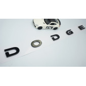 DK Tuning Dodge Bagaj Siyah ABS 3M 3D Uzun Yazı Logo Amblem - 1