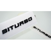 Dk Tuning Biturbo Siyah Çamurluk Yazı Logo Seti Mercedes İle Uyumlu - 1