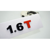 DK Tuning 1.6T Bagaj Siyah Kırmızı Yazı Logo Volkswagen İle Uyumlu - 1