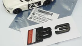 DK Tuning S3 Siyah Gri Kırmızı Bagaj Logo Audi İle Uyumlu - 5
