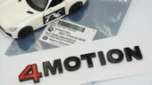 DK Tuning 4 Motion Bagaj Siyah ABS Logo Yazı Volkswagen İle Uyumlu - 5