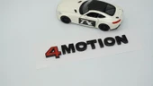 DK Tuning 4 Motion Bagaj Siyah ABS Logo Yazı Volkswagen İle Uyumlu - 3