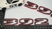 DK Tuning Wrangler Rubicon 392 Kırmızı Siyah Kaput Yazı Jeep İle Uyumlu - 3