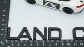 DK Tuning Toyota Land Cruiser 2008 2022 Siyah Abs Ön Kaput Yazı Logo - 3