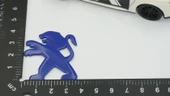 DK Tuning Direksiyon Mavi Logo Amblem Arma Peugeot ile Uyumlu thumbnail 2